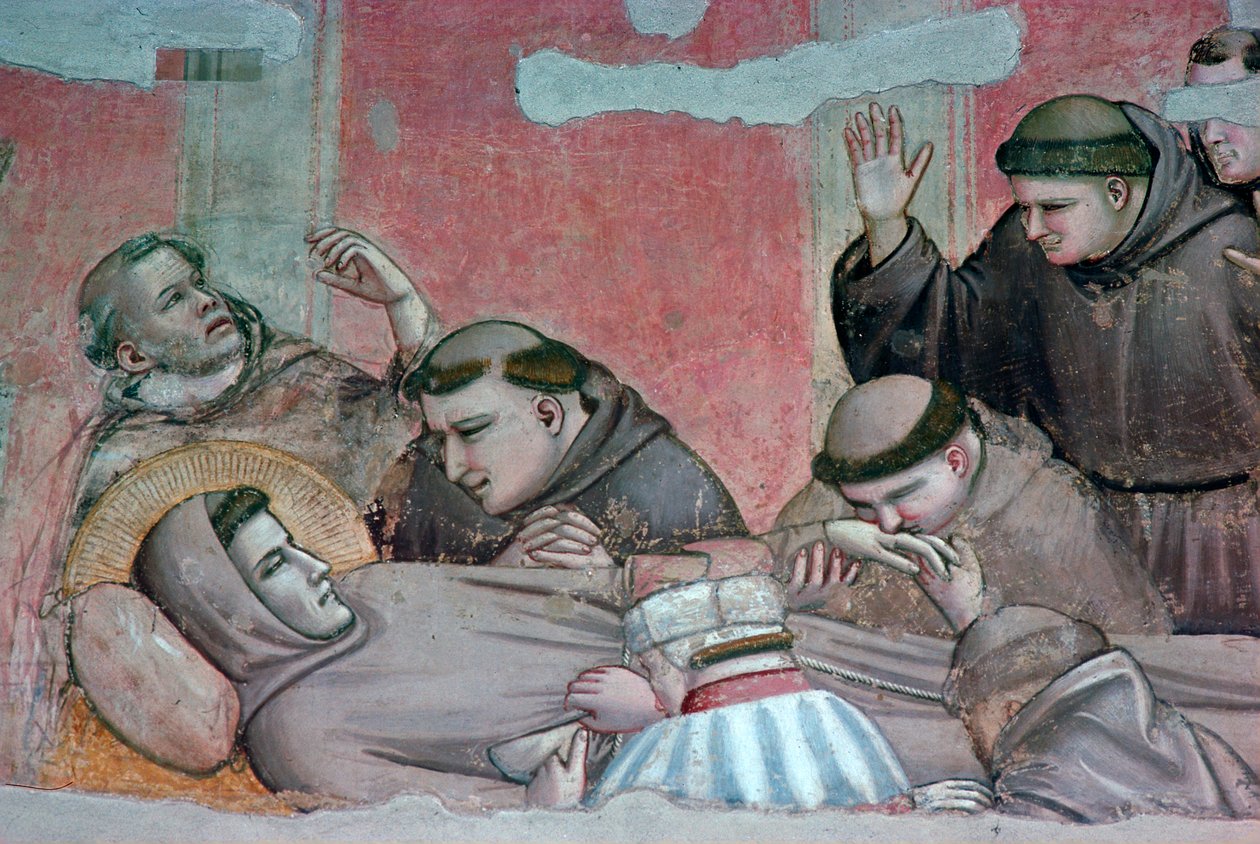 Giotto San Francesco morte